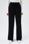 Women's wide leg sweatpants with elastic waist - 2
