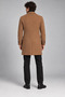 Men's Mink, Slim Fit Cashmere Coat – Classic Collar 3-Button Long Cut Winter Coat - 5