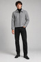 Men's Gray, Classic Collar Zippered Lined Cashmere Jacket – Regular Fit Short Cut Winter Cashmere Jacket - 3