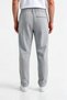 Lycra Ankle-Length Jogger Woven Trousers with Back Pockets - 3