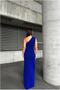 One-Shoulder Detailed Evening Dress Pleated - 2