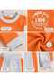 100% Cotton, Striped Detailed, Comfortable Fit, Snap Fasteners on the Shoulder, Baby Boy Double Pajama Set - 8