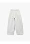 Lace-Up Comfortable Fit Pocketed Balloon Leg Sweatpants with Drawstrings and Stoppers - 4
