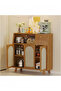 Kitchen Pantry Storage Cabinet with Drawer Freestanding Pantry Cabinets Sideboard Wood Storage Cabinet Small Entryway Accent Cabinet White