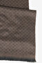 Men's Brown-Black Patterned Warm Scarf - 3
