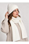 Women's Winter Knitted Beanie and Scarf Set - Set of 2 - 2