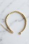 Steel Linea Cylinder Detailed Cube Chain Bracelet 4 mm Gold Color |   Anti-Tarnish, Women'S, 2 Years Warranty - 2