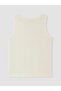 Lcw Kids Ecru Crew Neck Printed Boys' Undershirt 2-Pack - 7
