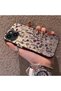 iPhone 15 Compatible French Style Purple Tone Wild Flower Phone Case Shockproof - 2