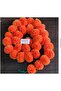 Artificial Marigold Garland – Pack of 5 | 5.2 ft Each string | 34 Flowers per String | 3-Inch Blooms – Largest flower & Longest string in Market (Orange (Dark Orange)) - 2