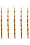 Wall Hanging | Door Hanging 5 pieces Set for Festive decor and event decor, Green, Pink & Yellow (DFT 10) - 4
