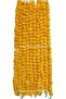 Artificial Marigold Fluffy Flowers Garlands for Decoration - Pack of 10 (Light Orange) - 2