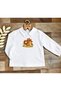 Lion and Family Themed 1 Year Old Boy Khaki Pants Salopet Shirt Bow Tie Set - 3