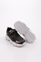 Fiffy Girls' Velcro Black / Fuchsia Casual Sneakers - 4