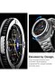 Bezel Tune (Pilot) for Samsung Galaxy Watch 8 Classic 46mm Bezel Ring Protector Adhesive Cover (2025) - Silver - 4