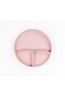 10-Piece Silicone Baby Food Set – Vacuumed 3-Compartment Plate, Silicone Spoon with Teether, and Adjustable Bib; Pink, Baby Feeding, Silicone - 6