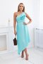 Rochie plisată cu o floare de mentă - 2