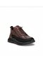 Men's Genuine Leather Rubber-Tied Lightweight Air Sole Orthopedic Boots - 5