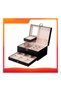 Multi-Layer PU Leather Jewelry Box, Large Capacity Organizer, Black - 2