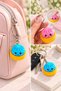 Clicker Mini Chinese Dumpling Keychain Kawaii Dumpling Fidget Keychain 2 Pieces - 5