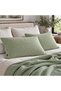 Green Green 4 Layer Muslin Wooden Button 100% Cotton 2-Piece Pillowcase Set 50X70 cm - 3