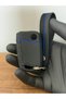 Volkswagen Passat Skoda Oktavia Superb Seat Smart 3-Button Honeycomb Pattern Key Remote Protection Case Black Blue + Keychain in the Same Pattern - 3