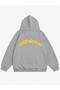 Women's with Love Printed Hooded Fleece Oversize Sweatshirt