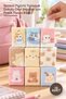10 Pieces of Children's Tissue Paper – Soft Textured with Cute Figures, Practical Tissue for School and Travel Kids