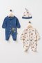 Baby Boy Little Driver 2-Piece Beret Newborn Hospital Release Outfit Set Yk1331158