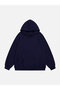 Women's with Love Printed Hooded Fleece Oversize Sweatshirt - 2