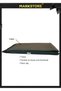 Prayer Mat Embossed Anti-Slip Velvet Top Prayer Rug for Umrah Hajj Ramadan 80 x 120 cm, Best Gift For Ramadan (Grey) - 3