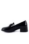 Trapani 602 26Ya Women's Casual Shoes Black Wrinkled Patent Leather - 3