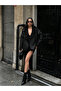 Women's Oversize Laminated Plush Fur Coat Jacket - 3