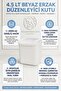 10 Pcs 4.5 Lt Large Air-Tight Transparent Lid White Kitchen Pantry Food Flour Legumes Detergent Storage Container Organizer Box 723710 - 6