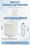 4-Pack 4.5 Lt Large Air-Tight Transparent Lid White Kitchen Pantry Food Flour Legumes Detergent Storage Container Organizer Box 723709 - 7