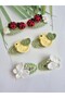 Colorful Handmade Girls' Hair Clips, Braided Hair Accessory, Mixed Set of 6 Snap Clips (Suitable for All Age Groups)