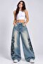 Women's Oversize Wide Leg Baggy Jean Pants
