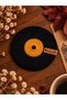 Hubush Handmade Retro Record Coaster – Knitted Vinyl Record Design-Orange - 8