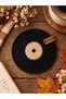 Hubush Handmade Retro Record Coaster – Knitted Vinyl Record Design - 4