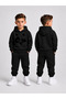 Men's Hooded Tracksuit Set – Printed Hoodie Sweatshirt and Sweatpants Winter Outfit