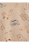 Two Mt Shop Quality Lcw Baby Beige Patterned Baby Boy Set - 6