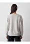 Alita City Gray Nyc Printed Oversize Women's Sweatshirt with a Difference - 4