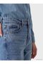 Alita City Lcw Jeans with a Difference in Color, Indigo Denim, Straight Balloon Fit, High Waist, Narrow Leg, Women's Jean Pants - 3