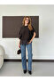 Oversized Knitwear Blouse with Lace Hem - 2
