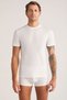 Solid Color Crew Neck 2-Pack Men's Basic Tshirt, 47% Modal 47% Cotton 6% Elastane