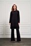 Wide-Leg Trousers - Black