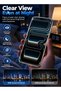 TI-Edge Tempered Glass Full Cover Luminous Silicone Edge Night Light Glowing Dark Glass 3D Edge Glass Compatible For Apple iPhone 17 Pro Max 5G 2025 Silver - 5