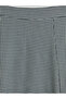 Özmarka New Season Green Flared Skirt with Zipper at the Waist and Houndstooth Pattern - 6