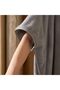 Plain Cappa Bathrobe, Snap Button Sides, Grey - 2