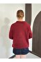 Button Detailed Collared Sleeve Patterned Knitwear Sweater - 3